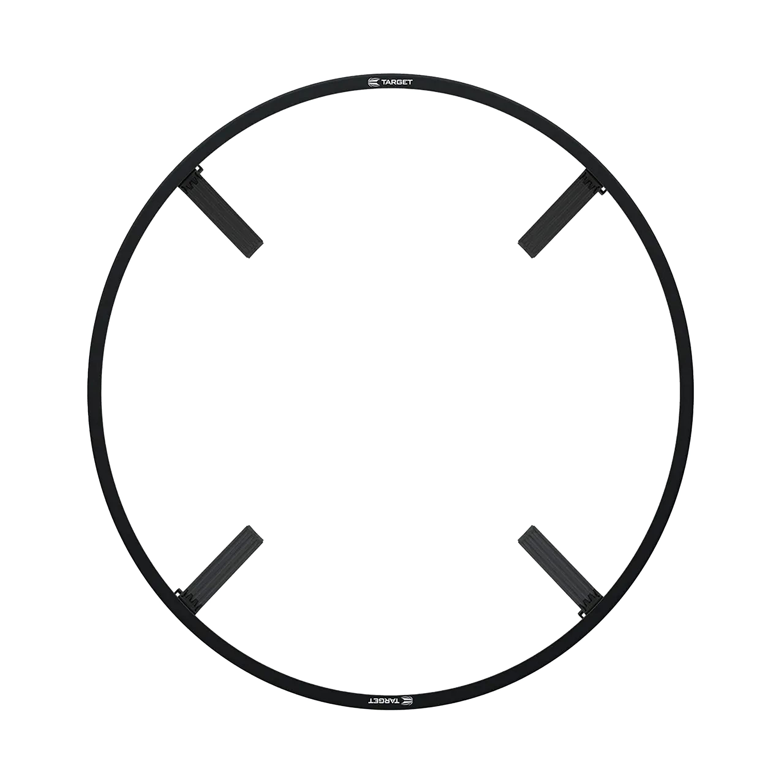 Target Darts Corona Vision Dartboard Lighting System, Schwarzer Rahmen | Weißes LED Dart Board Surround Ringlicht mit magnetischen Füßen | Schatten eliminierendes Dartboard Licht | Professionelle Dart 8