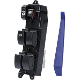 WUANGKI Master Power Window Switch | Front Left Driver Side | Compatible with Toyota 1997-2001 Camry 1998-2002 Corolla 1998-1999 Avalon | Replaces OE 84820AA011 | 14 Pins Window Switch Button