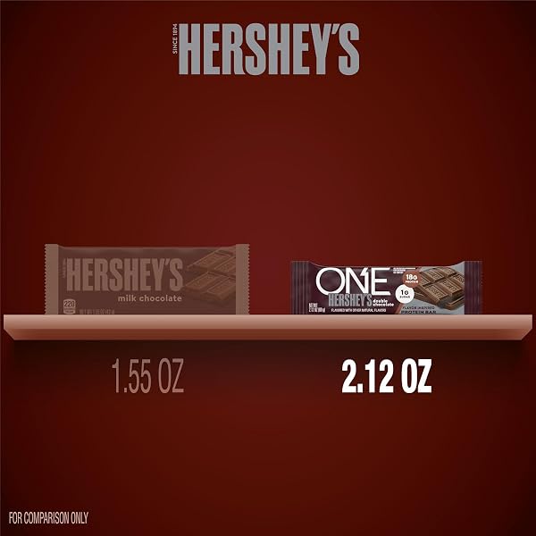 ONE PROTEIN BARS, NEW HERSHEY’S DOUBLE CHOCOLATE, GLUTEN FREE WITH 18G PROTEIN AND 3G SUGAR, PANTRY STAPLES 2.12 OZ (12 PACK)