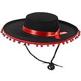 Funny Party Hats - Matador Costume: Black and Red