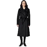 KARL LAGERFELD womens Luxe Twill Classic Belted Maxi