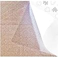 Preserve 5 X 1000 Piece Puzzle Clear Glue Sheets Adhesive Saver Peel and Stick Extra Large Thick No Mess with Hanging Tabs for Puzzle Framing
