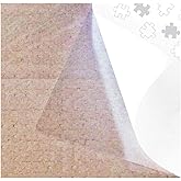 PUZZLE EZ Puzzle Glue Sheets Clear Peel and Stick Jigsaw Puzzle Saver - Preserve and Frame 1000 Piece Puzzle in Minutes (4 Sh