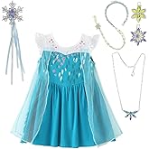 Dressy Daisy Princess Dress Up Clothes Halloween Fancy Party Tulle Skirt Summer Outfit for Baby & Toddler Girls