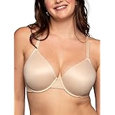Vanity Fair Women's Effortless Underwire Bra, Buttery Soft Fabric & Lightweight Memory Foam Cups up to DD
