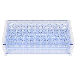 Labasics Test Tube Rack, 3-Tier Detachable Blue
