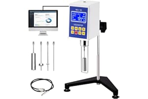 Saladulce Digital Rotary Viscometer with Temp. Probe, Lab Viscometer with Data Output, 10-6, 000,000 mPa.s Viscosity Meter Te