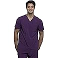 Infinity Cherokee V- Neck Men's Scrub Top with Rib Knit Back Panels with 3 Pockets and 360 Stretch - CK900A