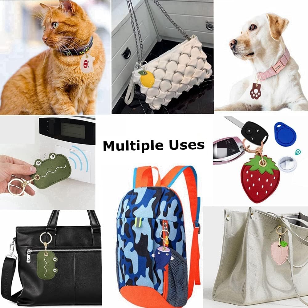 Tomcrazy 3in1 Cute Protective Case for Apple Airtag