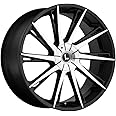 Kraze Wheels SWAGG Black/Machined Wheel with Aluminum (26 x 10. inches /5 x 5 mm, 18 mm Offset)