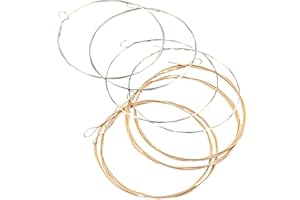 ULTECHNOVO 8pcs Steel Mandolin Strings Extra Light Gauge Mandolin Metal Strings Replacement for Musical