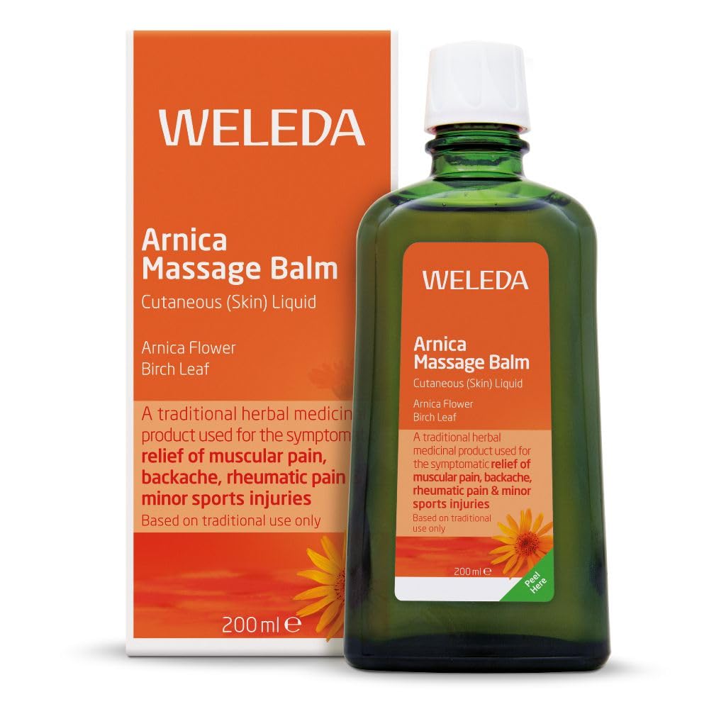 Weleda Arnica Massage Balm, Bruising & Swelling, Rheumatic & Muscular Pain, Traditional Herbal Remedy, Natural & Organic, Vegan, 200 ml