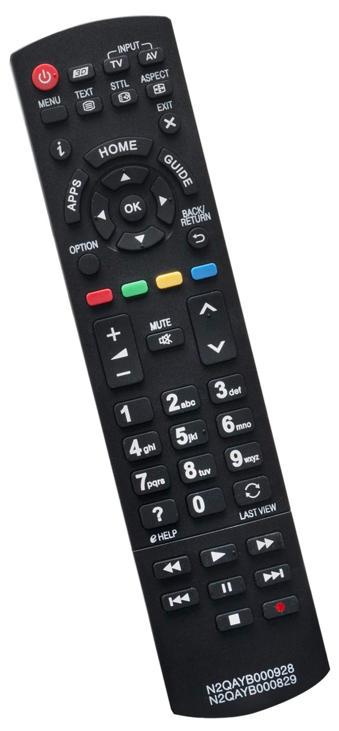 ALLIMITY N2QAYB000928 sub N2QAYB000829 Remote Control Replaced for Panasonic Vier TV TX-39AS650E TX-39ASF657 TX-42ASE650 TX-50AS650B TX-50AS650E TX-55AXW634 TX-60AS650B TX-60AS650E TX-P42STW60