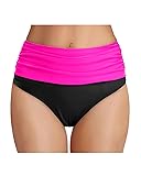 Tempt Me Women's Pink Black High Waisted Bikini