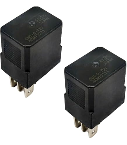 CMA57-S-DC12V-A-R-ZZ Auto Relay 12VDC 20A 4-Pin - 5 Pack, For Automotive Electrical Control Circuits