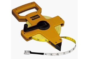 Keson OTR18100 Open Reel Fiberglass Tape Measure Reel (Graduations: ft., in. 1/8), 100-Foot