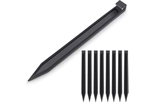 CAIGAIC Landscape Stakes 30 Pack, 10 Inch Garden Landscape Anchoring Stakes for Terrace Board, Landscape Edging Coil, Grass Barrier, Bender Board, Garden Liner
