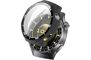 [2 Pack] Case for Huawei GT6 Pro 46mm Smart Watch, FJIASTB Rugged PC Cover Built-in Screen Protector, Shockproof & Scratchpro