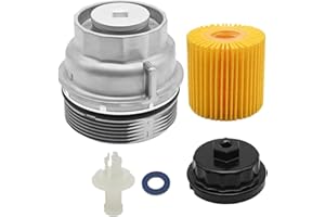 SYOWADA 15620-0S010 Oil Filter Housing Cap Assembly Kit, Replacement for Toyota Rav4 Tundra 4Runner Replacement for Lexus RX3
