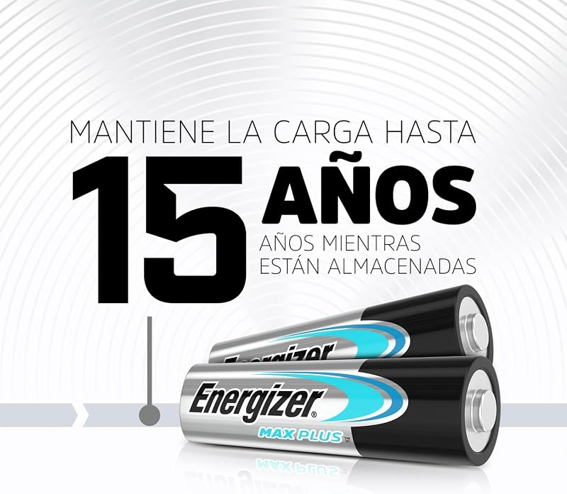 MAX Plus - Pilas AA (Paquete de 10) 1,5V Baterías Alcalinas