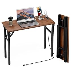 TEMI Small Computer Desk Folding Table - No
