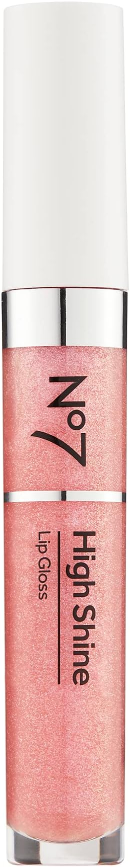 No7 High Shine Lip Gloss Pink Slip Long Lasting Non Sticky Formula