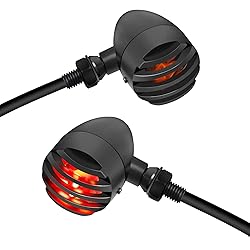 NTHREEAUTO Motorcycle Blinkers, Waterproof Aluminum