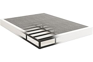 NHODIR Box Spring for Full Bed, 7 inch Full Box Spring Only, Strong Metal Frame Mattress Foundation, No Noise, Easy Assembly