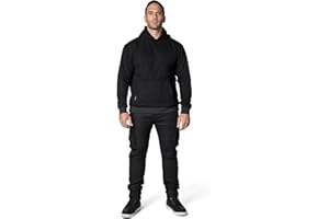 NBT Clothing Body Guard Hoodie 2.0 – Men’s CE AA Aramid Protective Pullover with Removable Armor – All-Season Riding Gear