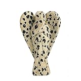 Dalmatian Jasper Angel Statue – 2" Beautiful