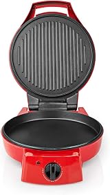 Ex-Pro 12" Retro Red Electric Pizza Maker Table Top Grill 230C view 3