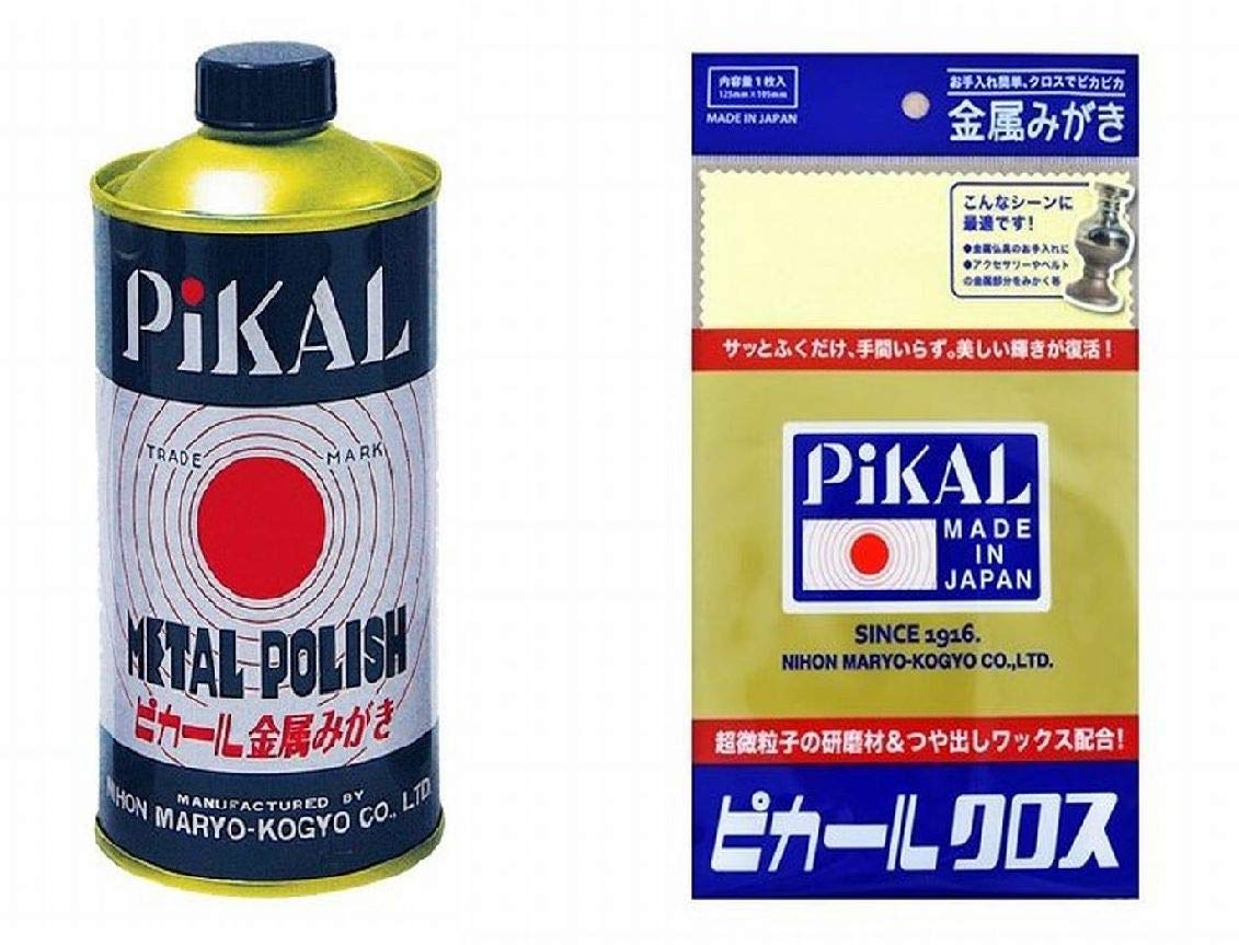 日本磨料工業(Nihon Maryo Kogyo) ピカール 金属磨き 300g + 専用クロスセット1枚 388-457商品画像