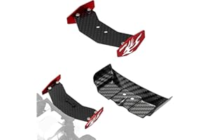 GOUP RC GOUPRC RC Rear Wing Carbon Fiber & Plastic Combo for Losi Micro-B 1/24 RC Buggy Car Upgrade Wing Parts Accessoy