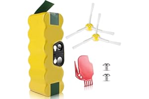 Morpilot 4050mAh 14.4V Replacement Battery Compatible with iRobot Roomba R3 500 600 700 800 900 Series 500 510 531 535 540 550 552 560 570 580 595 620 650 660 700 760 770 780 790 800 870 900