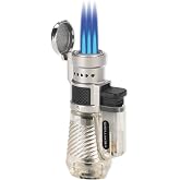 Vertigo by Lotus Cyclone Triple Torch Cigar Lighter Clear 1 Pack