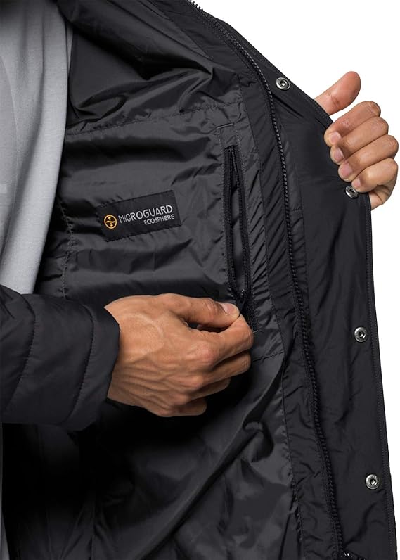 Jack wolfskin 狼爪 Svalbard 户外防水防风 中长款男式棉服 S码2.6折.99 海淘转运到手约￥369