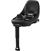 Cybex Load Leg Base for Cloud T &amp; Cloud G Pro Infant Car Seats - Black | One-Click Rigid Latch Installation, SafeLock Belt Tensioner, Anti-Rebound Base, Great for Multi-Car Families