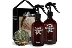 HETRAS. hetras Multi Fragrance Life Spray 10.14 fl oz x 2 Pack | Jeju Saryeoni Forest - Citrus & Greenery Scent | Non-Aerosol Odor Freshener Room Mist for Room, Closet, Fabric | Infused with Essential Oils