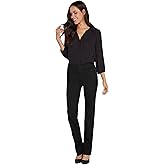 NYDJ Women's Pull-On Marilyn Straight Jeans - Effortless Comfort and Style, Women's Denim Straight Jeans for Daily Wear