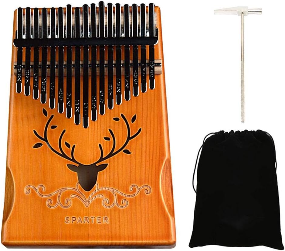 Letway 17 Keys Kalimba Thumb Piano Portable Finger Piano With Storage Bag Tuning Hammer,music Teaching Instruments Beginners Professional Finger Piano