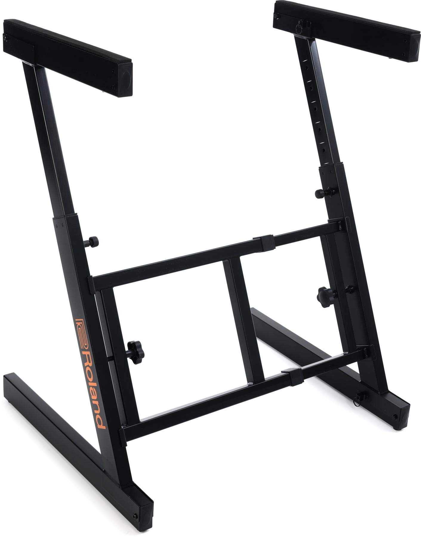 Roland Ks-10Z Keyboard Stand - Heavy-Duty Adjustable Stand for Stage Pianos And Other Keyboards