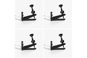 MI&VI Cello Fine Tuners Adjusters - Stainless Steel 4 Pcs (Stable Black - 3/4-4/4 Size)