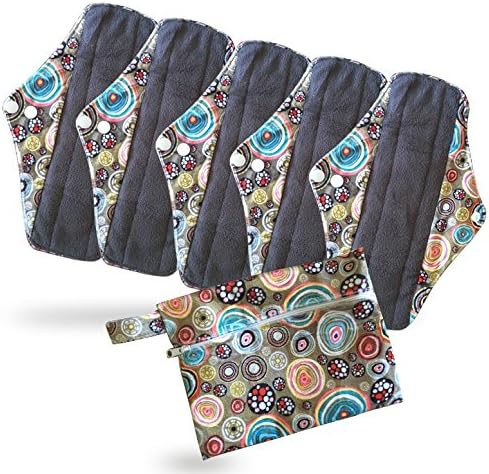 Period Mate Menstrual Cup All Colors and Sizes (Carnival Rings, Large)