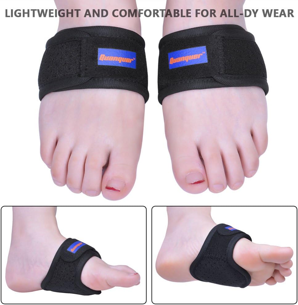 Arch Support Brace, 1 Pair Compression Fasciitis Cushioned Support Sleeves, Plantar Fasciitis Foot Relief Cushions for Plantar Fasciitis, Fallen Arches, Achy Feet Problems Fits Men and Women: Health & Personal Care
