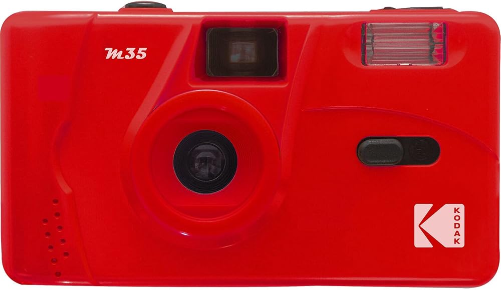 Kodak M35 DA00239 35mm Rechargeable Camera Red with Fixed Wide Lens