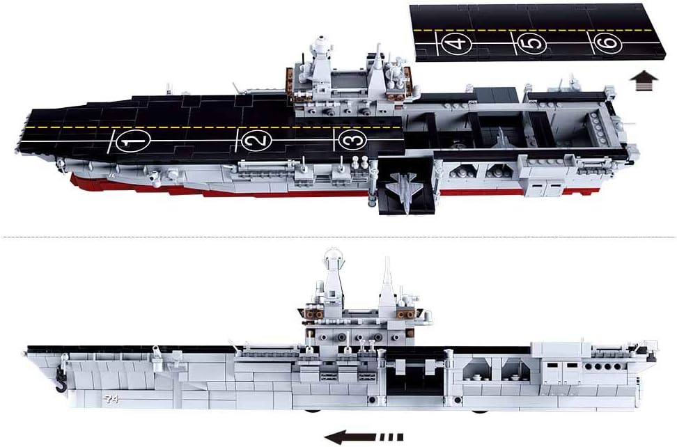 Sluban 075 AMPHIBIOUS ASSAULT SHIP 1:450, Multicolor, Medium - Image 4