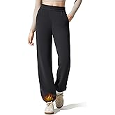 G4Free Smoofit Fleece Lined Joggers Sweatpants Women Thermal Casual Lounge with Pockets Warm Pants for Workout Winter Travel