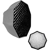 INVINEEX Honeycomb Grid for 32"（80cm） Octagonal Softbox, Grid Only | Portable Nylon Light Control Grid for 80cm/32" Octagonal Softboxes, Reduces Spill and Improves Directional Lighting