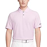 Nike Dri-FIT Tour Men's Golf Polo, Light Arctic Pink/Black, XXL Regular US