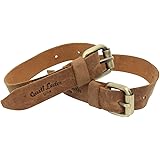 GustiLeather handle leather - Tony R. picnic blanket brown leather